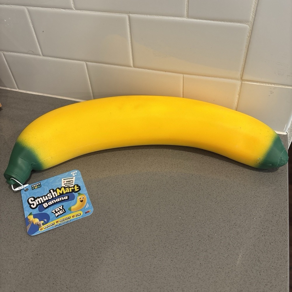 RMS Crazyfun Viral Yellow Banana Squishy
